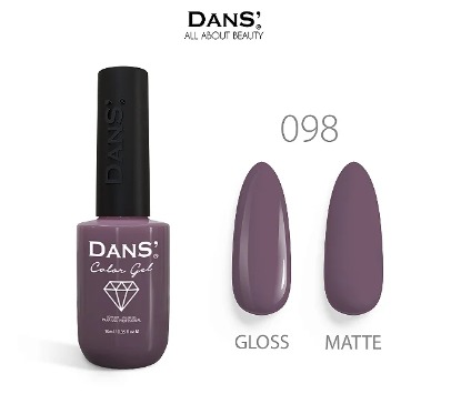 Esmalte em Gel Dans color 10ml Cor 098