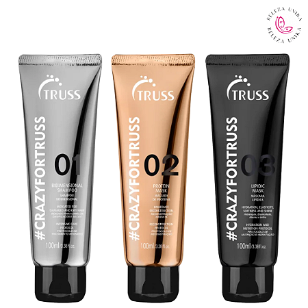 Kit Truss Crazy For Truss 3 Produtos + -Spray Uso Obrigatório leve -in - Truss Professional