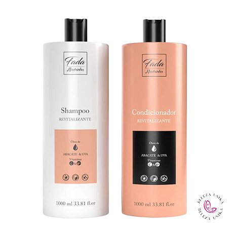 Kit Shampoo + Condicionador Revitalizante Fada Madrinha - 1L