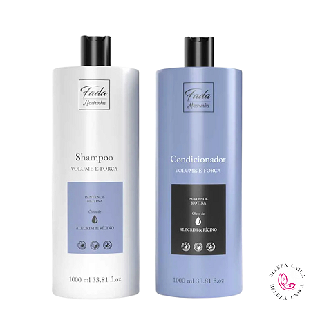 Kit Shampoo + Condicionador Volume e Força Fada Madrinha - 1L