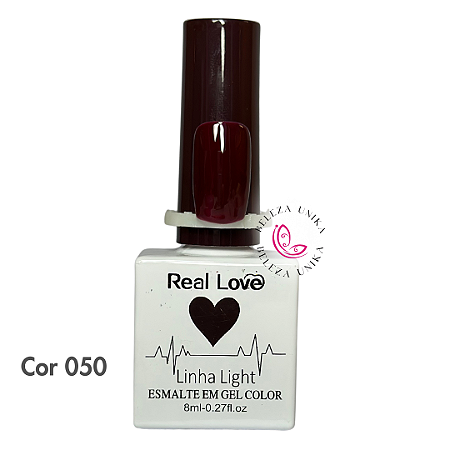 Esmalte em Gel Real Love Cor 50 Col. Coração