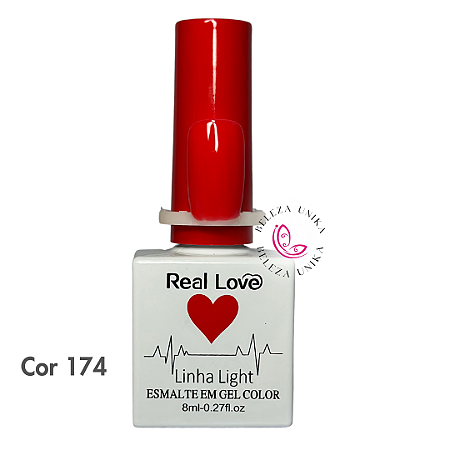 Esmalte em Gel Real Love Cor 174 Col. Coração