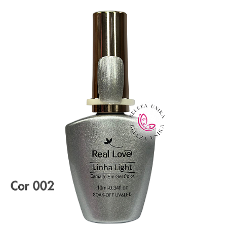 Esmalte em Gel Real Love Prata Cor 02
