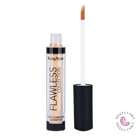 Corretivo Liquido Flawless Collection Bege 3  Rubyrose