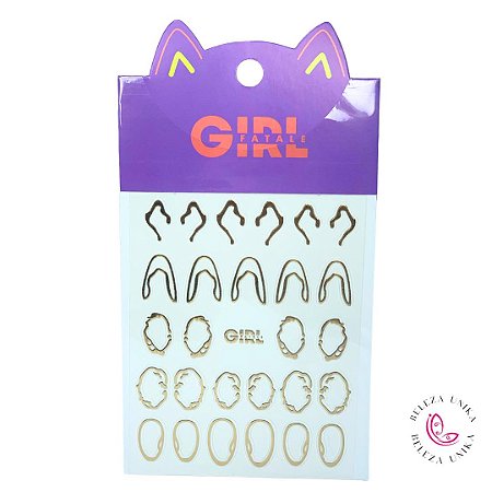 Adesivo Decorativo de Unha - Fatale Girl