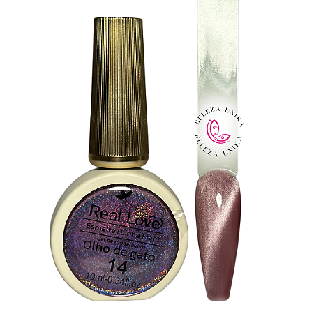 Esmalte em Gel Real Love Olho de Gato cor 14