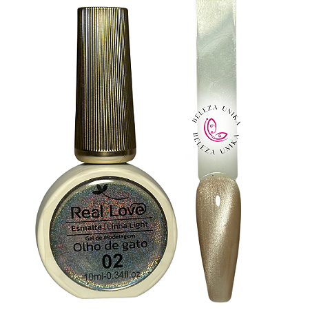Esmalte em Gel Real Love Olho de Gato cor 02