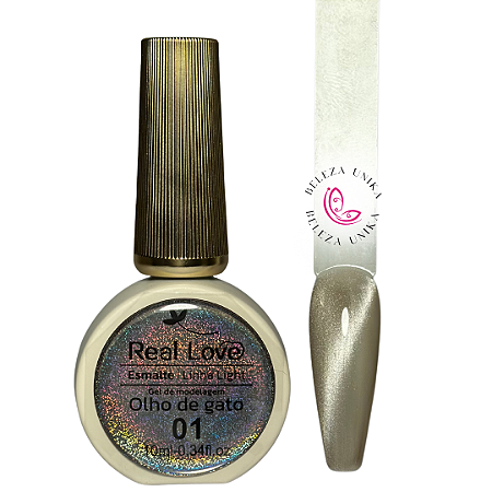 Esmalte em Gel Real Love Olho de Gato cor 01