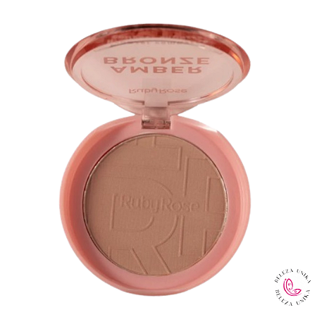 Bronzer Compacto-Amber Bronze HB-M202-1 Rubyrose