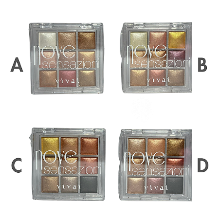 Paleta De Sombras Centilantes - Vivai