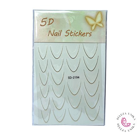 Decoração Adesiva Efeito Francesinha SD2194 - Real Love