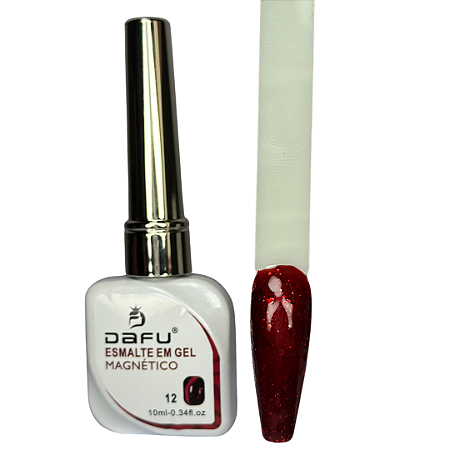 Esmalte Dafu Magnetico Tons Vermelhos Cor 12