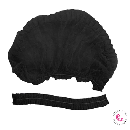 Touca Sanfonada - Cor Preta Contem 50un - Gianinis