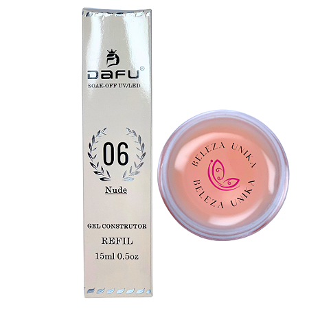 Gel sachê Dafu 06 Nude 15ml