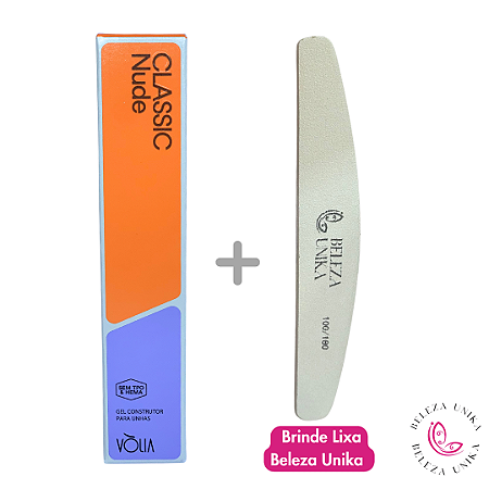 Volia Gel Sachê 14g -Classic Nude S/TPO ( Lixa de Brinde )