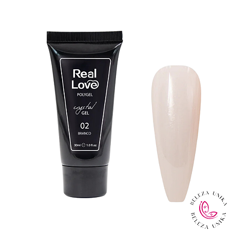 PolyGel Real Love 30ml Cor 02 Branco
