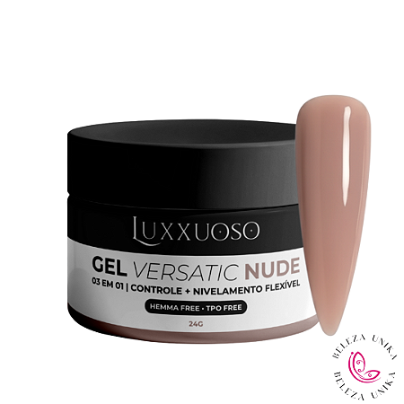 Gel Versatic 03 em 01 Nude - HEMA e TPO Free - Luxxuoso 24g