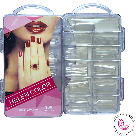 Tips Curvatura C Transparente - Helen color