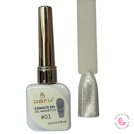 Esmalte em Gel Magnético ESMG  Cor 01 10ml - Dafu