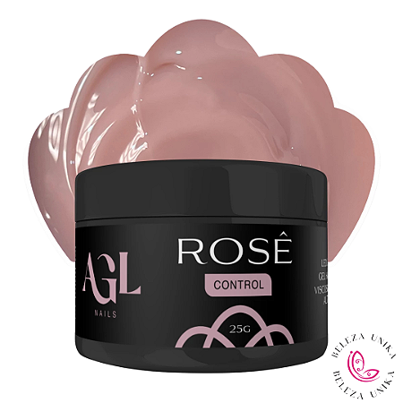 Gel Rosê Control 25g - AGL Nails (SEM TPO )