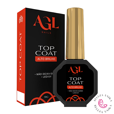 Top Coat 9g Alto Brilho - AGL NAIL ( SEM TPO)