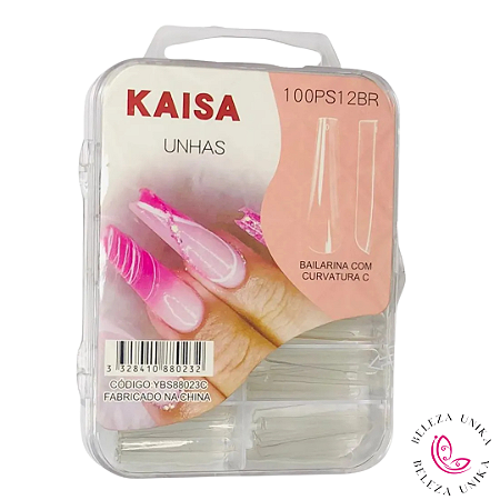 Postiça Bailarina com Curvatura C Transparente - Kaisa