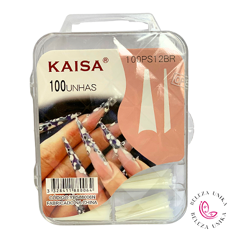 Tips Stiletto Extra Longa Leitosa - Kaisa