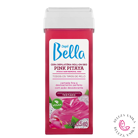 Depil Bella Cera Depilatória Roll-on Pink Pitaya 100g