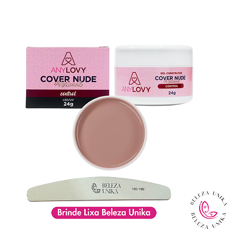 Gel Cover Nude + Natural Anylovy SEM TPO 24g