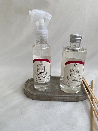 KIT DIFUSOR E HOME SPRAY - VILLAGE