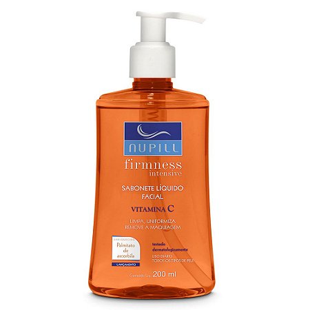 Sabonete Líquido Facial Nupill Com Vitamina C 200ml
