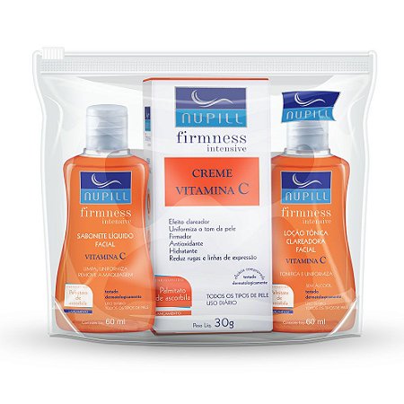 Kit de Viagem Nupill Facial Vitamina C com 3 produtos