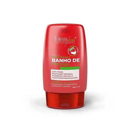 Leave-in Banho de Verniz Morango 140g Forever Liss