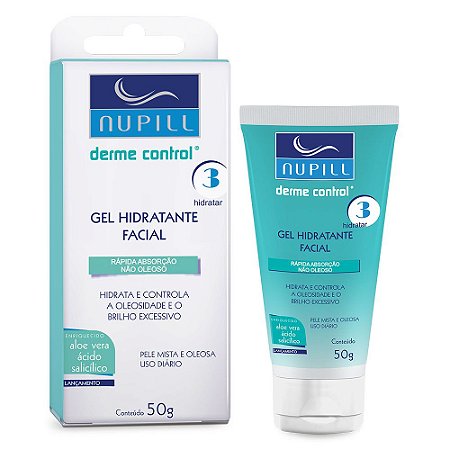 Gel Hidratante Facial Nupill Anti Acne Derme Control 50g