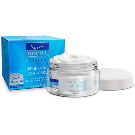 Creme Facial Anti-Idade Nupill DMAE+ Argireline Firmness 50g
