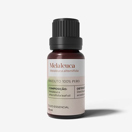 Óleo Essencial de Melaleuca 10ml – Antisséptico Natural, Acne e Fungos