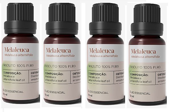 kit 4x Melaleuca (Melaleuca alternifolia) - 10 ml