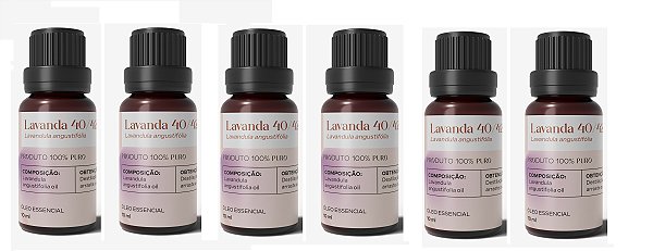 Kit 6x Lavanda 40/42 (Lavandula angustifolia) - 10 ml
