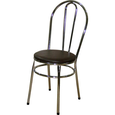 Cadeira DO 415 para cozinha cromada