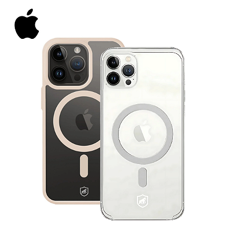 Capa MagSafe - APPLE - Transparente / Rosa - Gshield