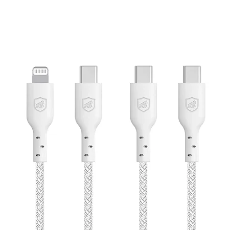 Cabo Ultra Safe - Lightning / Tipo C / Type C - 1,5 M - MFI - 6 ANOS DE GARANTIA - Gshield