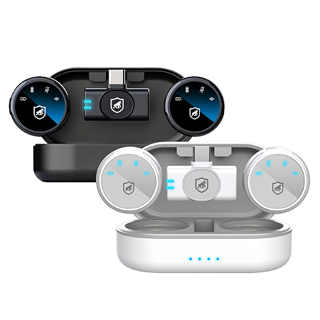 Microfone de Lapela Magnética Sem Fio com Redução de Ruído - Armor - Gshield