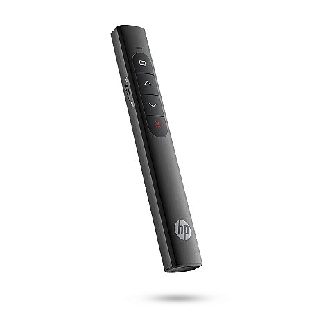 Controle Sem Fio Apresentador de Slides Caneta Laser Pointer, Recarregável com Alcance até 100m - HP