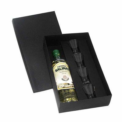 Kit Cachaça Salinas / 04 Copos / Doses