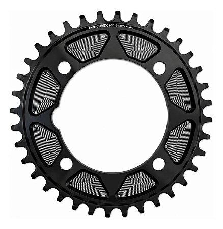 Coroa Bcd 104 Para Pedivela Quarq Medidor Potencia Preta