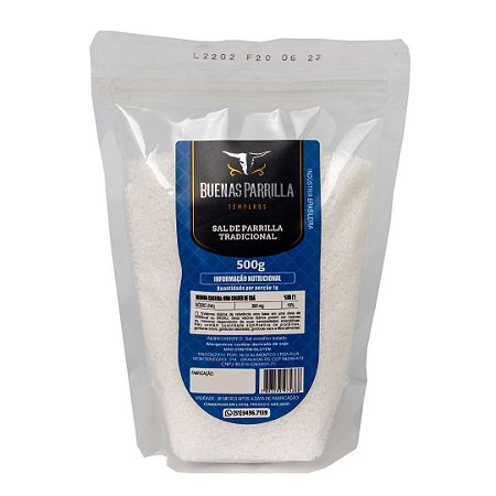 Sal de Parrilla tradicional 500g sachê