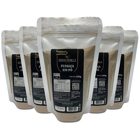 KIT 5 TEMPERO FUMAÇA EM PÓ 250G