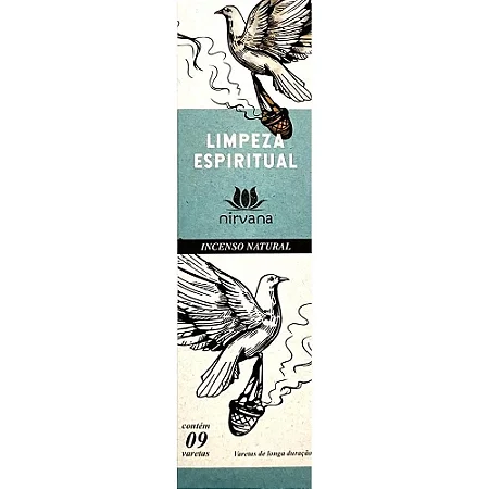 INCENSO NIRVANA NATURAL - LIMPEZA ESPIRITUAL