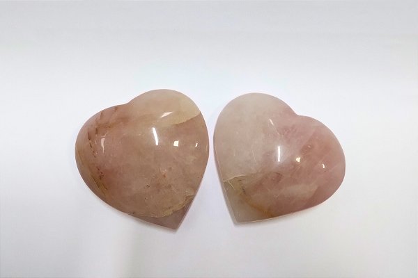 CORAÇÃO QUARTZO ROSA - CRISTAIS DE MARIA