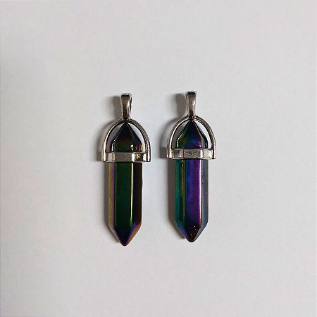 PINGENTE TITÂNIO ARCO IRIS - LEMURIANO